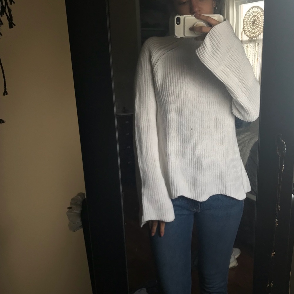 Cynthia Rowley White turtleneck Sweater